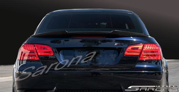 Custom BMW 3 Series  Convertible Trunk Wing (2006 - 2013) - $290.00 (Part #BM-142-TW)